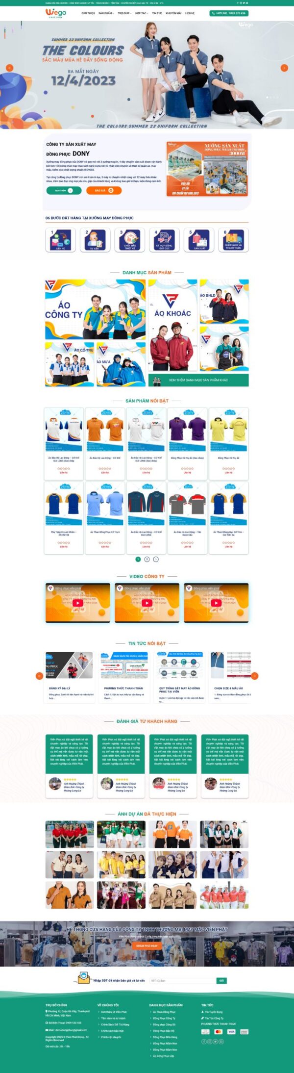 Theme Công Ty May Mặc Đồng Phục 4